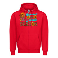 Red basketball is my favorite season Zipper Hoodie - HRA Design Shop