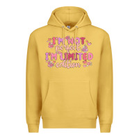 Antique Gold i'm not perfect i'm limited edition Premium Hoodie - MaliasSmallBusiness