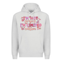 Dove Grey i'm not perfect i'm limited edition Premium Hoodie - MaliasSmallBusiness