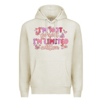 Oatmeal Heather i'm not perfect i'm limited edition Premium Hoodie - MaliasSmallBusiness