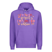 Purple i'm not perfect i'm limited edition Premium Hoodie - MaliasSmallBusiness