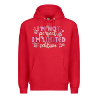 Red i'm not perfect i'm limited edition Premium Hoodie - MaliasSmallBusiness