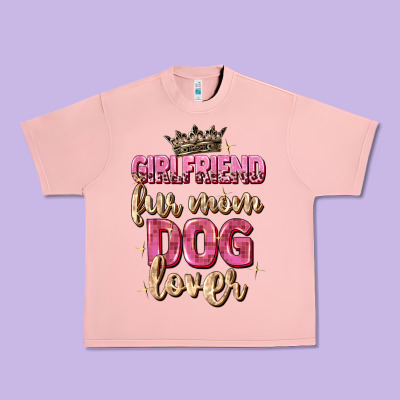Girlfriend  Fur Mom Dog Lover Urban Heavy Tee Designed By Zillion Design Studio