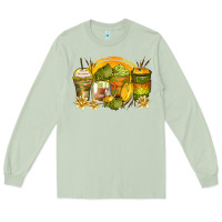 Matcha frog coffee cups Long Sleeve Tee - Zillion Design Studio