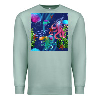 Seafoam undersea Premium Sweatshirt - BundleAndBundleShop