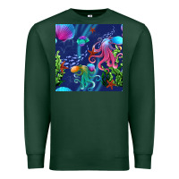 Sports Green undersea Premium Sweatshirt - BundleAndBundleShop