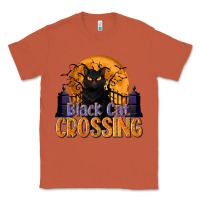 Copper Black Cat Crossing Classic Tee - texasbilliewilder
