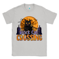 Moon Dust Black Cat Crossing Classic Tee - texasbilliewilder