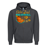 Smoke livin' that basketball mom life Zipper Hoodie - HRA Design Shop