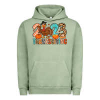 Pigment Oil Green 2023 thanksgiving Urban Hoodie - MaliasSmallBusiness