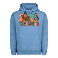 Pigment Pebble Blue 2023 thanksgiving Urban Hoodie - MaliasSmallBusiness