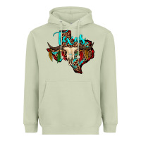 Matcha bullskull texas map Heavyweight Hoodie - JahusDesignShop
