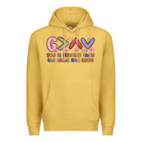 Antique Gold god is greater than the highs and lows Premium Hoodie - MaliasSmallBusiness