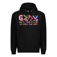 Black god is greater than the highs and lows Premium Hoodie - MaliasSmallBusiness