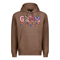 Chestnut god is greater than the highs and lows Premium Hoodie - MaliasSmallBusiness