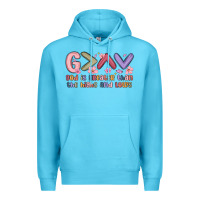 Ocean Blue god is greater than the highs and lows Premium Hoodie - MaliasSmallBusiness