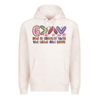 Pale Pink god is greater than the highs and lows Premium Hoodie - MaliasSmallBusiness