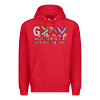 Red god is greater than the highs and lows Premium Hoodie - MaliasSmallBusiness