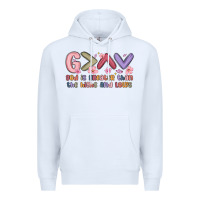 White god is greater than the highs and lows Premium Hoodie - MaliasSmallBusiness