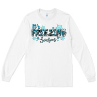 White it's freezing season winter Long Sleeve Tee - RanaPortraitStore