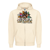 Sandshell you are my sunshine autism awareness Zipper Hoodie - SublimationCraftShop