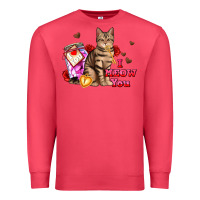 Cardinal i meow you Premium Sweatshirt - AdoDesignShop