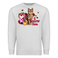 Dove Grey i meow you Premium Sweatshirt - AdoDesignShop