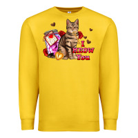 Lemon i meow you Premium Sweatshirt - AdoDesignShop
