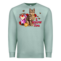 Seafoam i meow you Premium Sweatshirt - AdoDesignShop