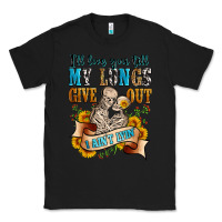 Black i'll love you tillmy lungs give out i ain't lyin' Classic Tee - Zillion Design Studio