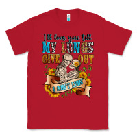 Red i'll love you tillmy lungs give out i ain't lyin' Classic Tee - Zillion Design Studio