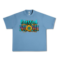 Pebble Blue blessed mimi Urban Heavy Tee - Zillion Design Studio