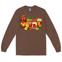 Chestnut crawfish coffee cups Long Sleeve Tee - Zillion Design Studio