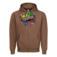 Chestnut austism Zipper Hoodie - SublimationCraftShop
