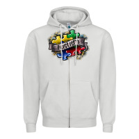 Dove Grey austism Zipper Hoodie - SublimationCraftShop