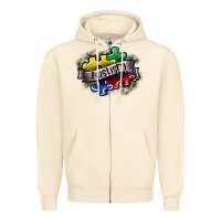 Sandshell austism Zipper Hoodie - SublimationCraftShop