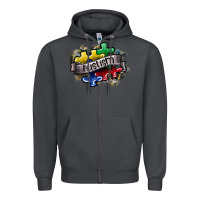Smoke austism Zipper Hoodie - SublimationCraftShop