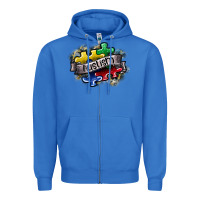 True Royal austism Zipper Hoodie - SublimationCraftShop
