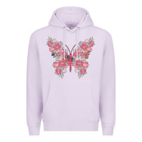 Lilac floral butterfly Premium Hoodie - MaliasSmallBusiness