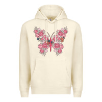 Sandshell floral butterfly Premium Hoodie - MaliasSmallBusiness