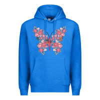 True Royal floral butterfly Premium Hoodie - MaliasSmallBusiness