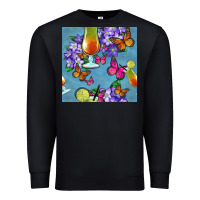 Black butterfly cocktail Premium Sweatshirt - BundleAndBundleShop