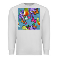 Dove Grey butterfly cocktail Premium Sweatshirt - BundleAndBundleShop
