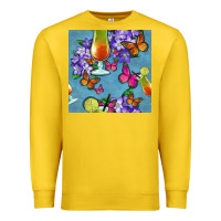 Lemon butterfly cocktail Premium Sweatshirt - BundleAndBundleShop