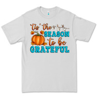 Dove Grey Tis' the Season To Be Grateful Premium Tee - Artiststas