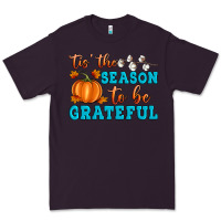 Plum Tis' the Season To Be Grateful Premium Tee - Artiststas
