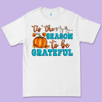 Tis' The Season To Be Grateful Premium Tee Designed By Artiststas