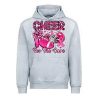 Heather Grey cheer for the cure Urban Hoodie - MaliasSmallBusiness
