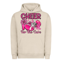 Pigment French Oak cheer for the cure Urban Hoodie - MaliasSmallBusiness
