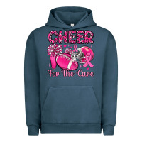 Pigment Midnight Navy cheer for the cure Urban Hoodie - MaliasSmallBusiness